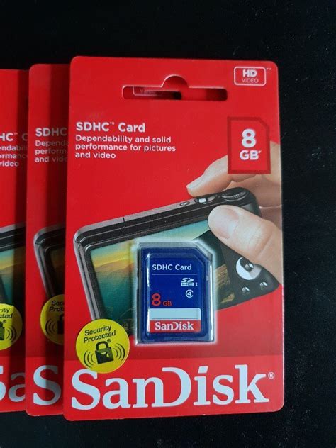 10 X Genuine Sandisk 8gb Sd Cards Can Sell Individually In Llanelli
