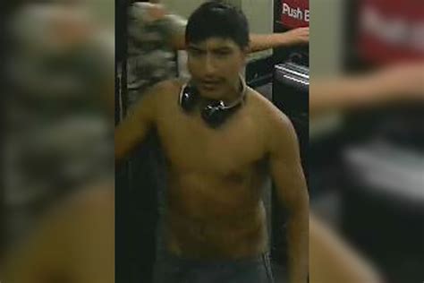 shirtless creep groped woman at subway station cops