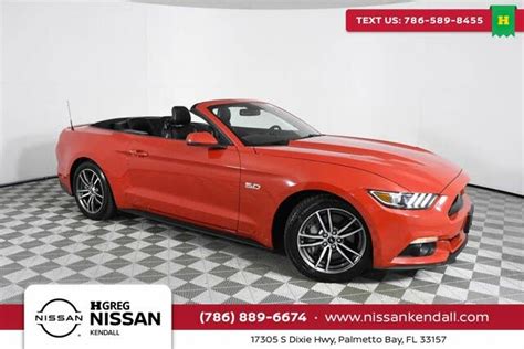 Used 2017 Ford Mustang Gt Premium Convertible Rwd For Sale With Photos