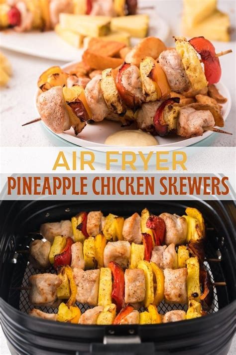 Manufacturers of these hot air dehydrated pineapple machine are determined to promote sustainability. Air Fryer Pineapple Chicken Skewers with Curry Dip - The ...