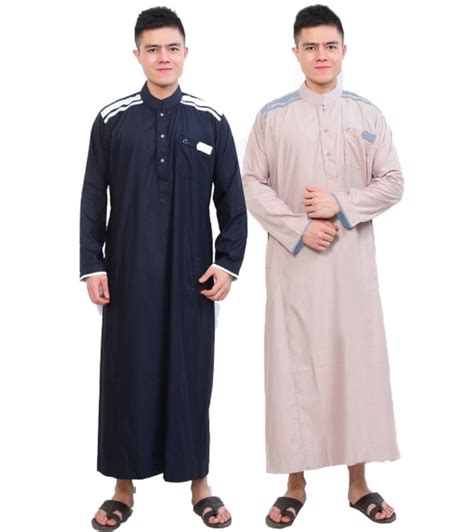 Model Baju Gamis Pria Kombinasi Ragam Muslim