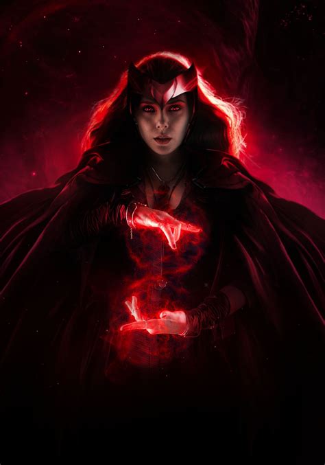 Scarlet Witch By Mizuriofficial On Deviantart Scarlet Witch Marvel