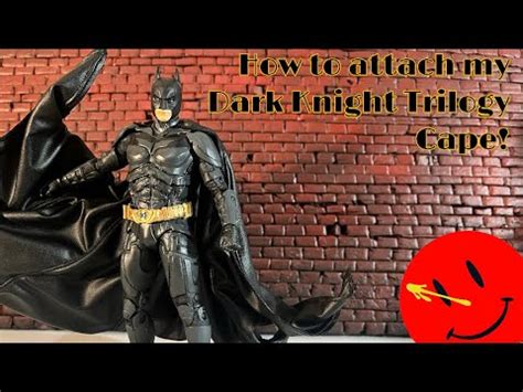 How To Attach My Dark Knight Trilogy Batman Wired Cape Youtube