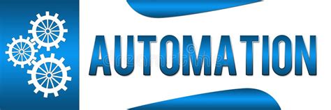 Automation Banner Stock Illustrations 9675 Automation Banner Stock