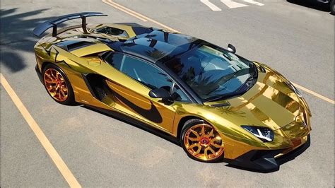 Lamborghini Veneno Gold Wallpapers On Wallpaperdog