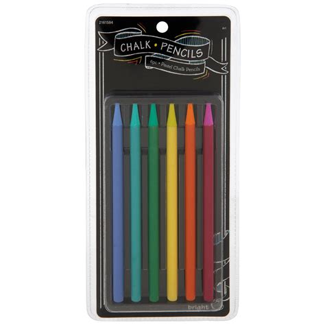 Bright Pastel Chalk Pencils 6 Piece Set Hobby Lobby 2161594