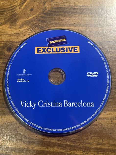 Vicky Cristina Barcelona Blockbuster Exclusive Dvd Disc Only Free