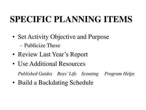 Ppt Activity Planning Guide Powerpoint Presentation Free Download