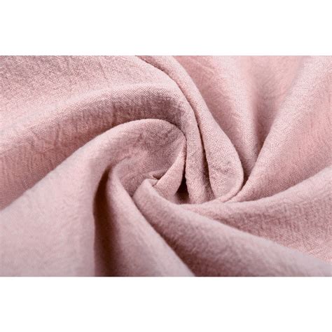 Gewassen Katoen Poeder Roze Yes Fabrics