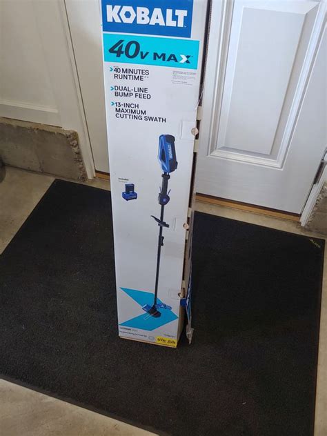 Unlike an electric weed wacker, a battery powered weed eater is not limited by the length of a power cord. New in box Kobalt 40 volt weed eater string trimmer grass edger for Sale in Hillsboro, OR - OfferUp
