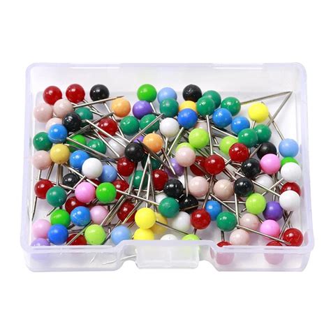 最大52offクーポン Push Pins 100pcs Colorful Round Thumb Tacks Drawing For