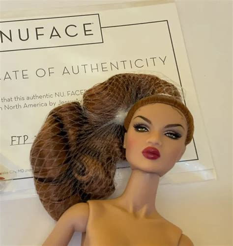 Nu Face W Club Fit To Print Nadja Rhymes Nude Doll Coa Integrity Toys