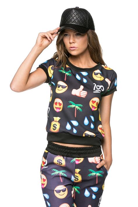 11 Emoji Essentials You Need In Your Closet Cool Outfits Black Short