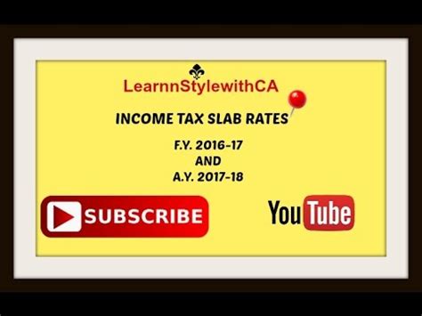 Tax brackets and rates for the 2021 tax year, as well as for 2019 and previous years, are elsewhere on this page. INCOME TAX SLAB RATE | 2016-17 | INCOME TAX RATE ...