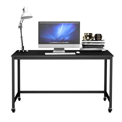 Goplus 235 In Black Moderncontemporary Computer Desk In The Desks