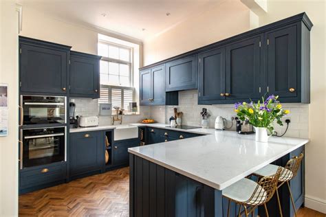 Navy Blue Kitchens Home Design Ideas