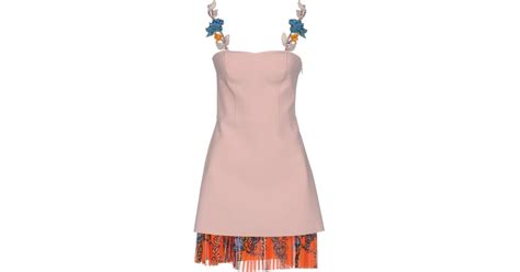 Pinko Synthetic Short Dress In Light Pink Pink Save 2 Lyst