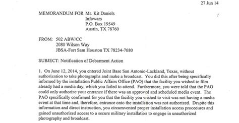A letter of claim (sometimes known as a letter before action) is a letter asserting wrongdoing of some kind by the recipient. Feds Threaten Journalist With Prison Over Report On Illegal Immigration - Conservative News ...