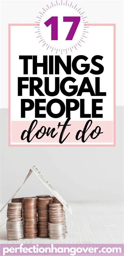 17 things frugal people usually don t do perfection hangover money frugal frugal frugal
