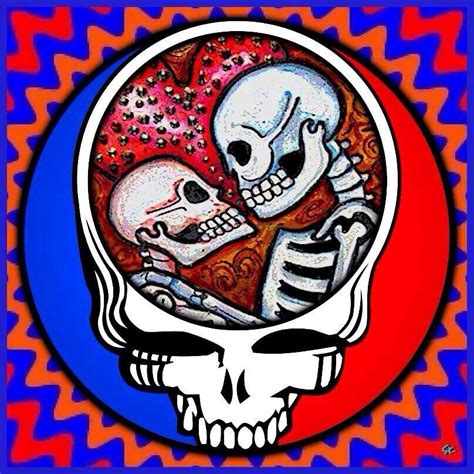 Skeleton Love Stealie Greatful Dead Grateful Dead Logo Grateful Dead