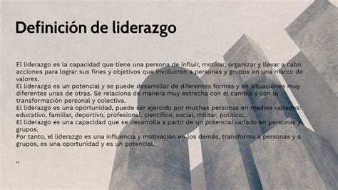 Definición De Liderazgo By Carlos Alberto Reyes Martínez
