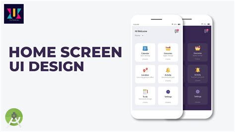 Modern Dashboard Home Screen Ui Design In Android Studio Uiux