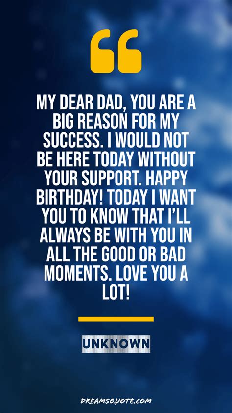 60 Happy Birthday Dad Quotes Best Wishes For Birthday Images Dreams