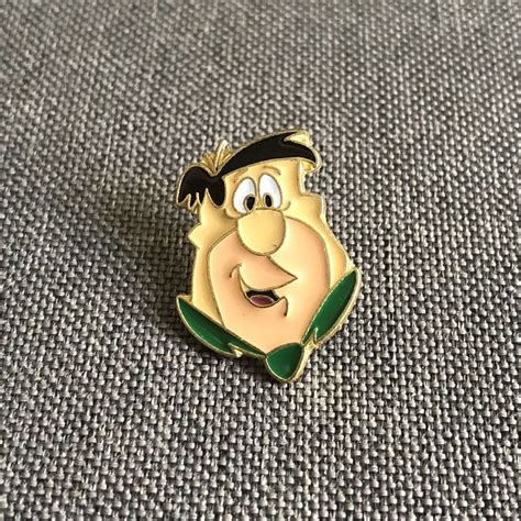 Vintage Flintstones Pins Fred Flintstone Enamel Pin Badge Etsy Pins