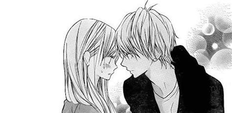 15 Awesome Anime Couple Black And White  Images Anime Cute Anime