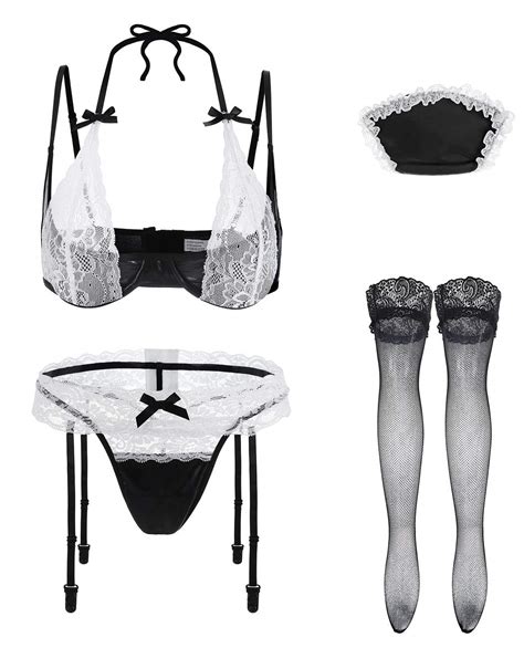 Buy Edenight Maid Costume Maid Outfit Cosplay Maid Dress French Maid Lingerie For Women Online