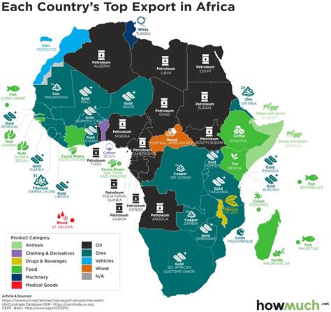 these maps show every country s most valuable export