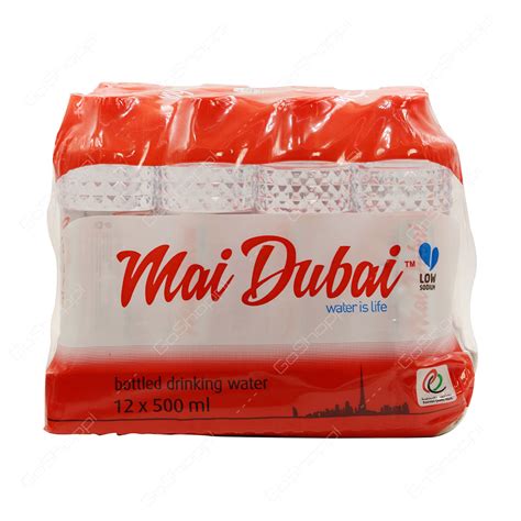 Mai Dubai Low Sodium Bottled Drinking Water 12x500 Ml Buy Online