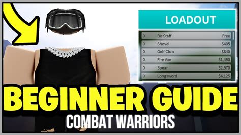 Weapon Advantages Part 1 Beginner Guide Combat Warriors Youtube