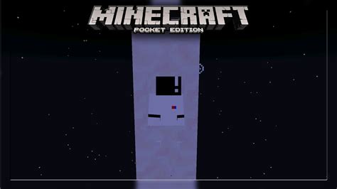 Going To Space In Mcpe Minecraft Pe Pocket Edition Youtube
