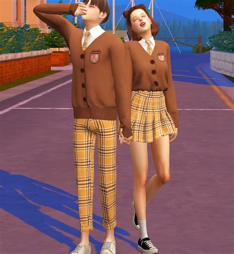 Sims 4 School Uniform Sims 4 Clothing Sims 4 Sims 4 Dresses