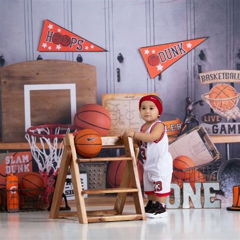 Basketball Smash Cake Theme Basketball Theme Birthday 1st Birthday Photoshoot Basketball