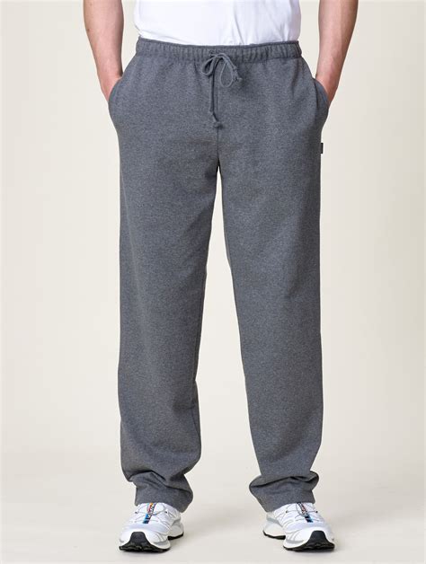 Straight Cut Sweatpants Dark Grey Melange R Collection