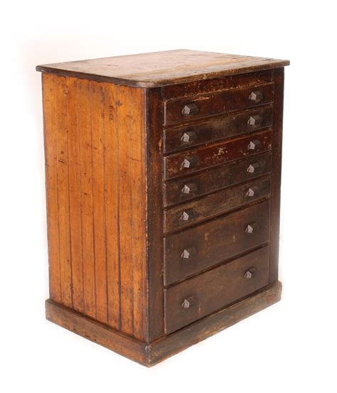 Find new filing cabinets for your home at joss & main. Vintage Industrial Distressed Wooden Flat File Factory ...