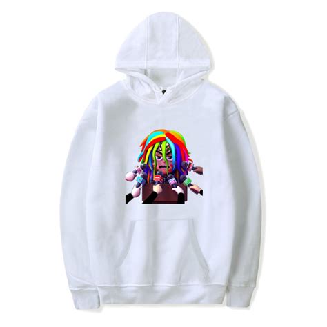 Rapper 6ix9ine Hoodies Hip Hop Style Sweatshirt Long Sleeve Winter