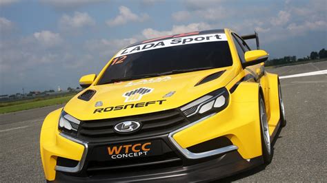 배경 화면 노랑 러시아 제국 의자 가마 베스타 여신 Wtcc 라다 스포츠 R 허프 육상 차량 자동차 디자인