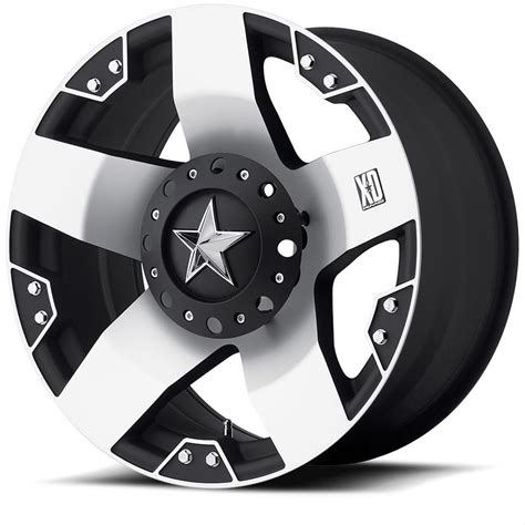 Kmc Xd77528558550 Kmc Xd775 Rockstar Machined Wheels With Matte Black