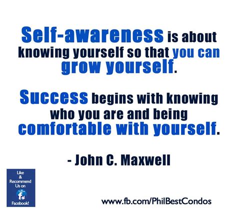 Self Awareness Is About Knowing Yourself That You Can Grow Yourself