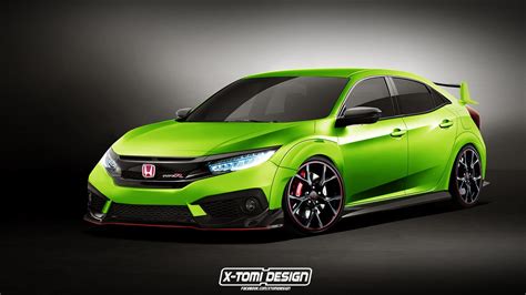 The Next Honda Civic Type R Gets Rendered Based On Geneva Concept