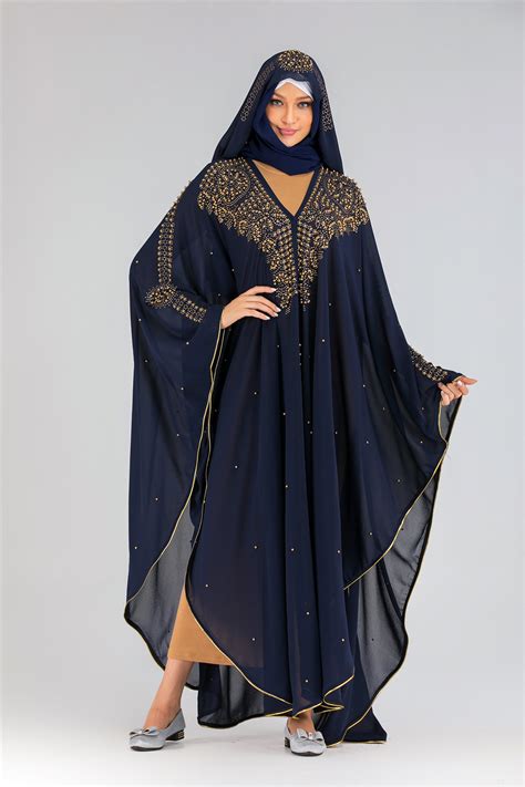 6227hot Sale Mandala Kaftan Designs Abayas Fabric Islamic Clothing