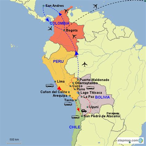 Mapa Politico De Bolivia Y Peru Images