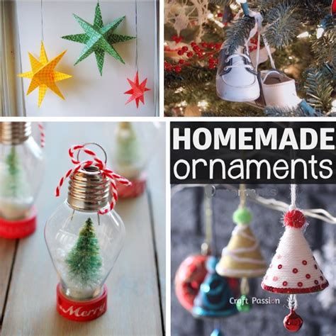 The important thing is to find a model that matches the style present in the environment and with the other objects. 26 Beautifully Easy Homemade Christmas Ornaments