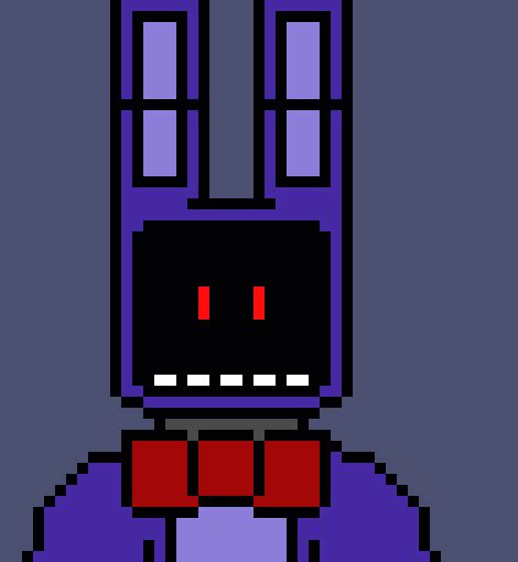 Withered Bonnie Pixel Art Maker