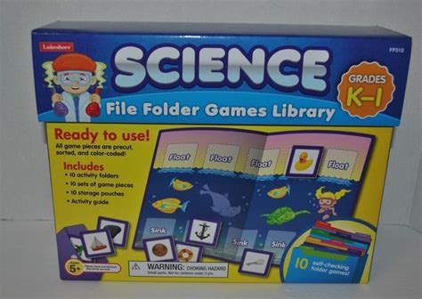 Lakeshore Learning Science File Folder Games Library K 1 Lakeshorelearning Folder Games File