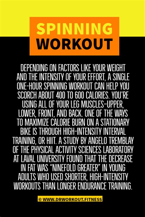 30 Minute Hiit Spin Workout Plan For Fat Loss
