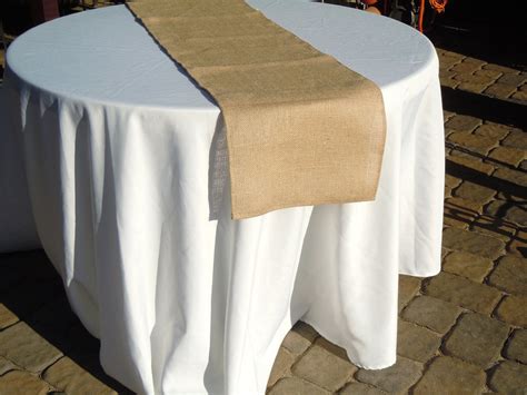 Burlap Table Runner Tan Burlap Use For Wedding By Lolarosedesigns